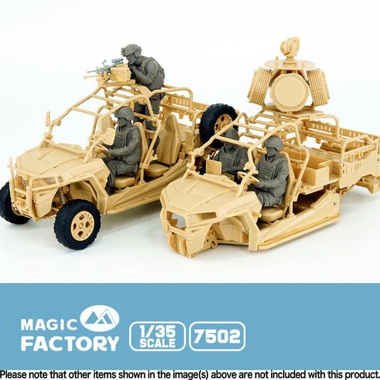 Magic Factory 1/35 USMC MRZR D4 Crew Set