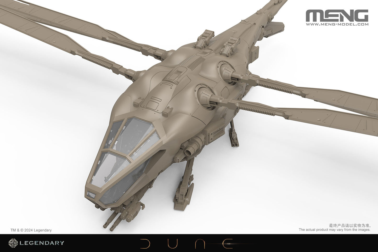 Meng 1/72 Dune Harkonnen Ornithopter Plastic Model Kit