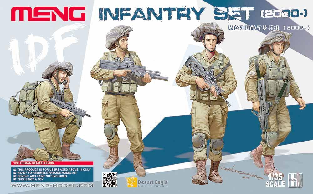 Meng 1/35 IDF Infantry Set Plastic Model Kit