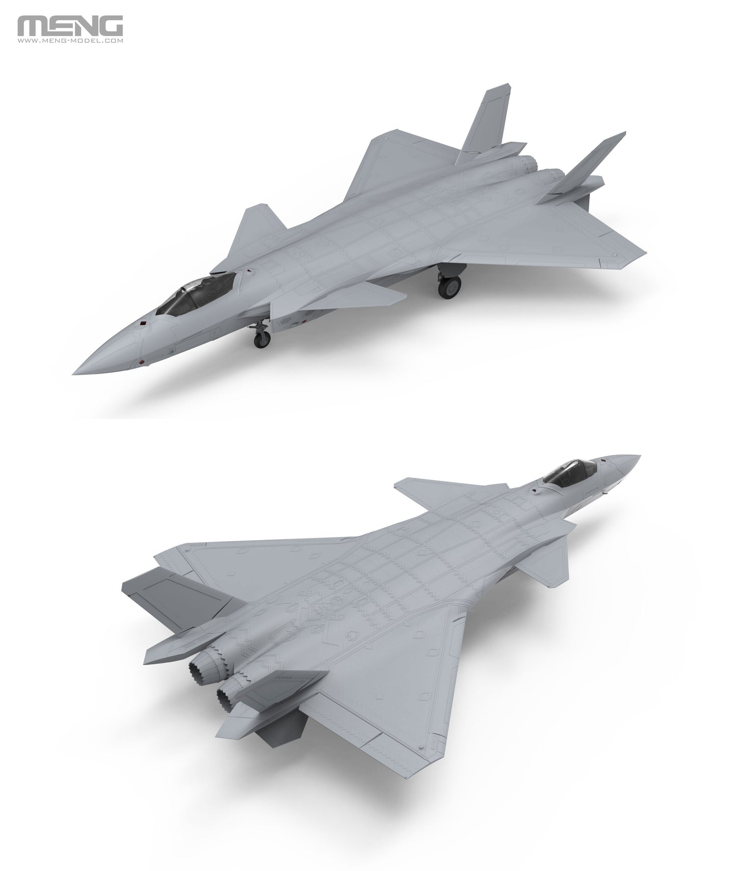 Meng 1/48 Chinese J-20 Stealth Fighter Plastic Model Kit