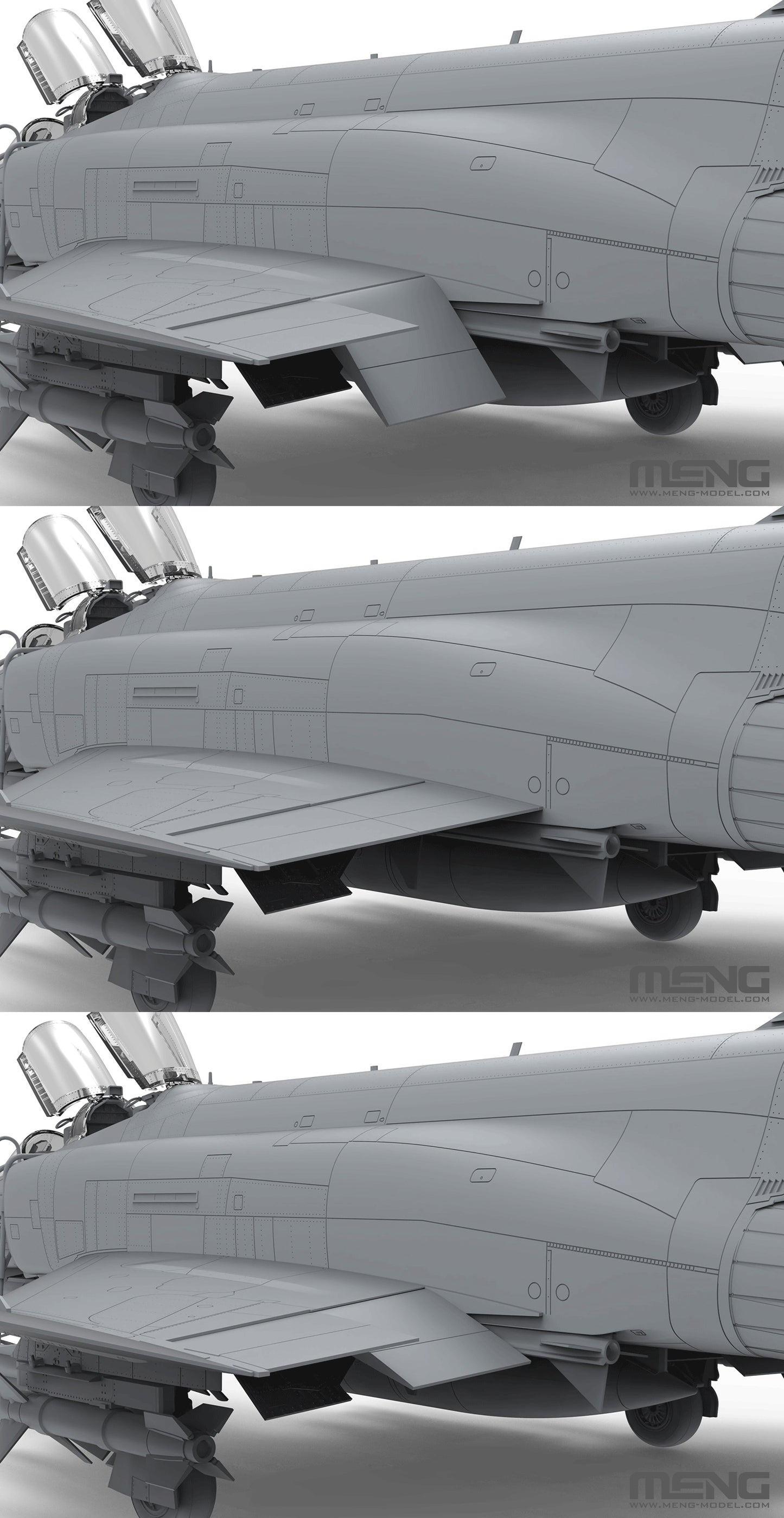 Meng 1/48 McDonnell Douglas F-4G Phantom II Wild Weasel Plastic Model Kit