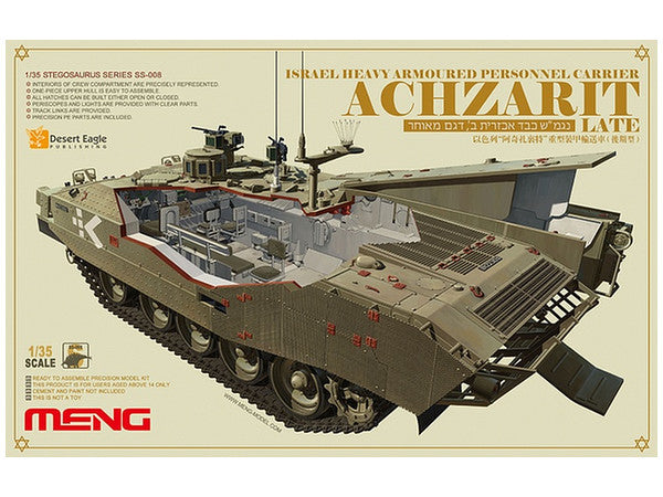 Meng 1/35 Israel Heavy Armoured Personnel Carrier Achzarit Late Plastic Model Kit