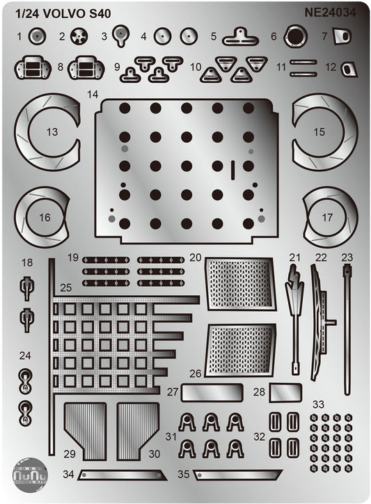 NuNu Grade Up Set 1/24 Volvo S40 BTCC