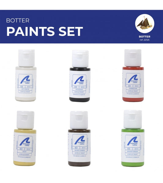 Artesania Paints Set for Ship Model: Dutch Fishing Boat Botter