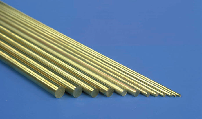 K&S Brass Rod 4 x 1000mm (5)