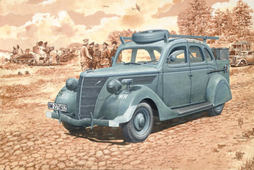 Roden 1/35 Ford V-8-G81A Funkwagen Plastic Model Kit