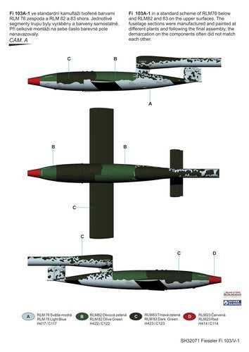 Special Hobby 1/32 Fieseler Fi 103 / V-1 Plastic Model Kit