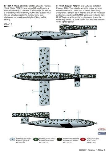 Special Hobby 1/32 Fieseler Fi 103 / V-1 Plastic Model Kit