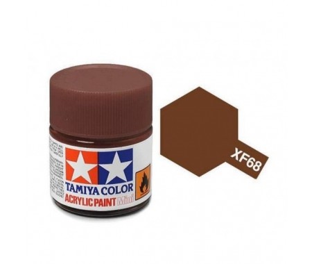 Tamiya Color Acrylic Paint XF-68 Nato Brown 10ml