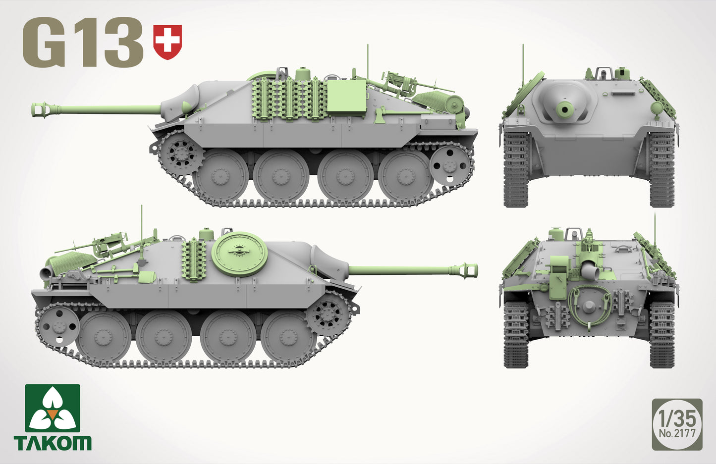 Takom 1/35 Pzj G13 Plastic Model Kit