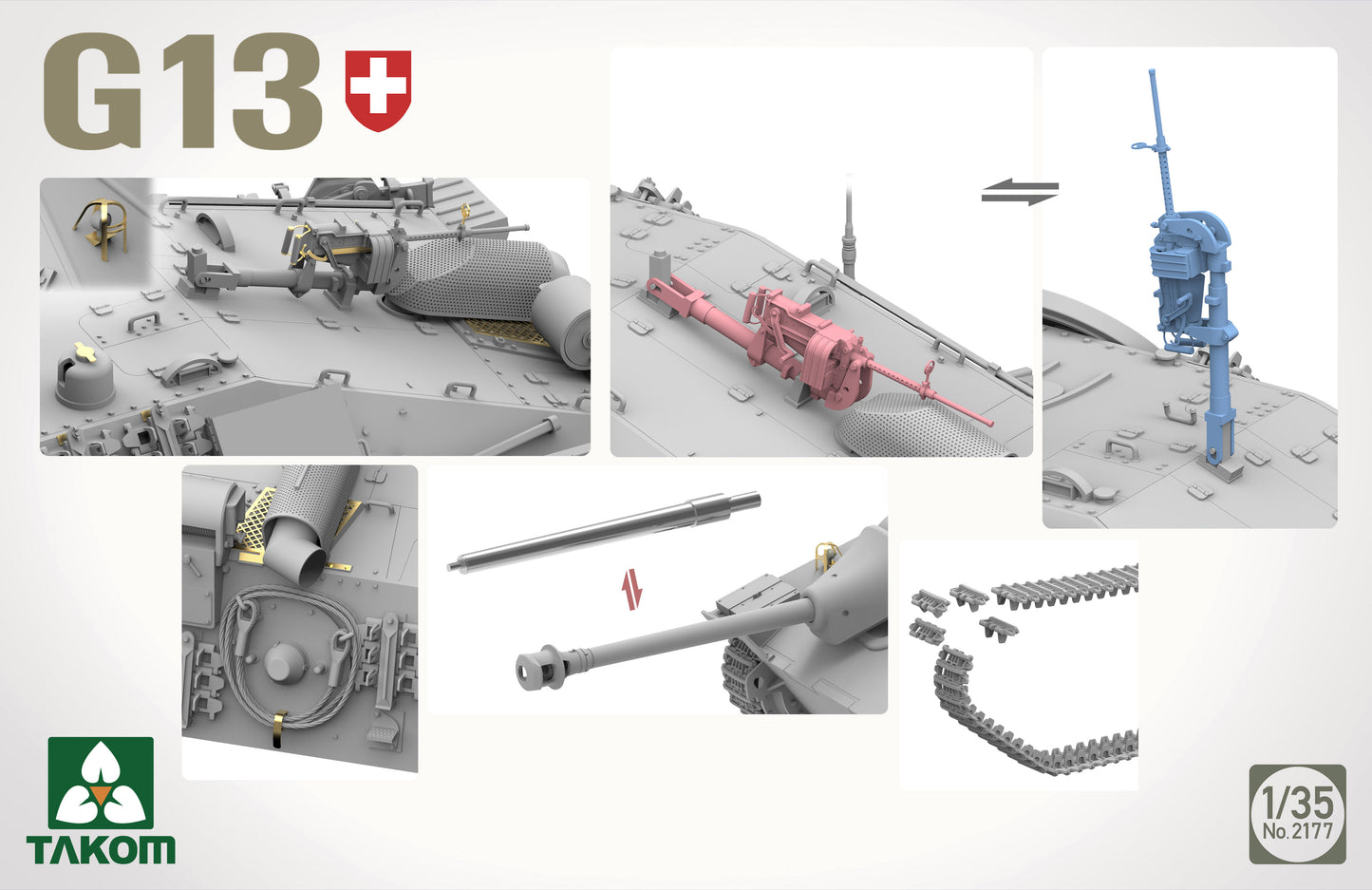 Takom 1/35 Pzj G13 Plastic Model Kit