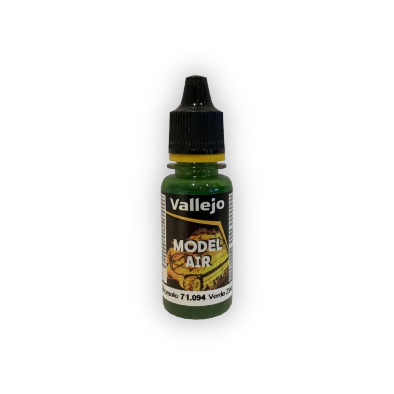 Vallejo Model Air Green Zinc Chromate 18 ml Acrylic Airbrush Paint