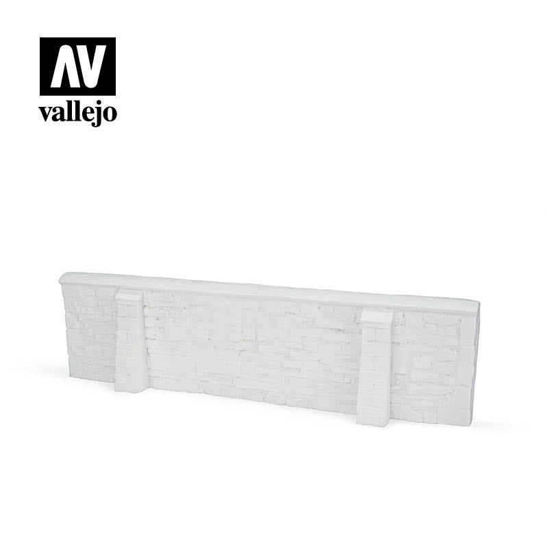 Vallejo Ardennes Village Wall 24x7 cm. Diorama Accessory