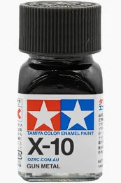 Tamiya Color Enamel Paint X-10 Gun Metal 10ml