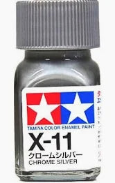 Tamiya Color Enamel Paint X-11 Chrome Silver 10ml