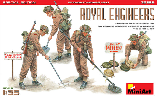 Miniart 1:35 Royal Engineers Special Edition Figure Set