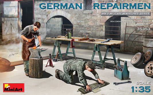 Miniart 1:35 German Repairmen Figure Set