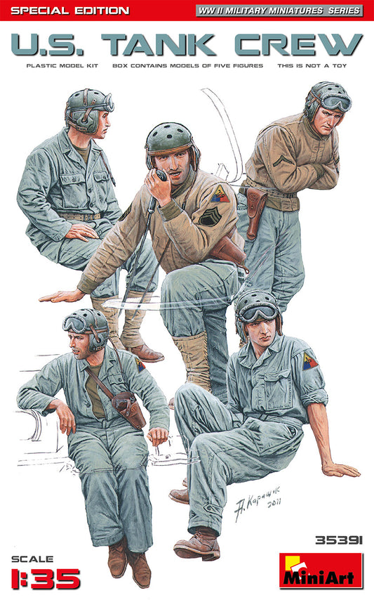 Miniart 1:35 U.S. Tank Crew Special Edition Figure Set