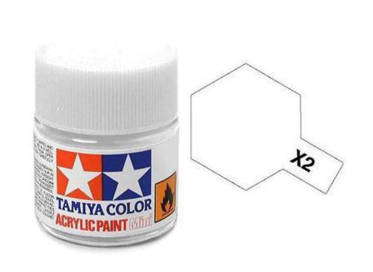 Tamiya Color Acrylic Paint X-2 Gloss White 10ml