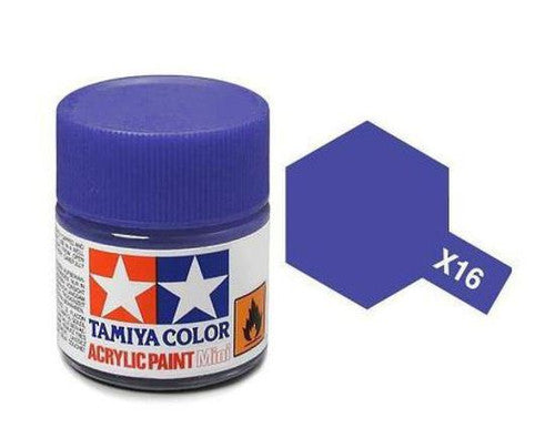 Tamiya Color Acrylic Paint X-16 Gloss Purple 10ml