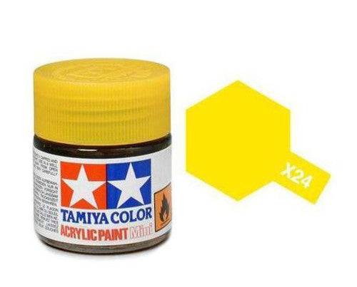 Tamiya Color Acrylic Paint X-24 Clear Yellow 10ml