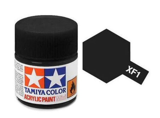 Tamiya Color Acrylic Paint XF-1 Flat Black 10ml