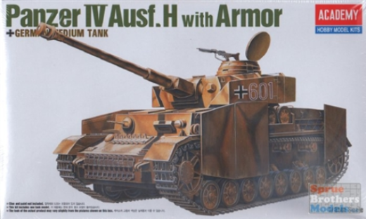 Academy 1/35 German Panzer IV H W/Armor Plastic Model Kit