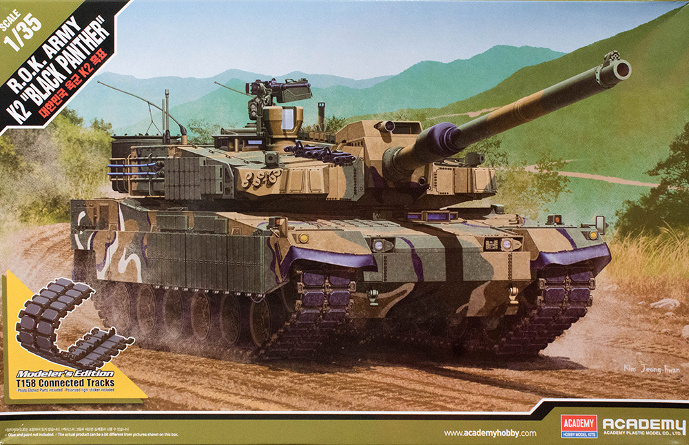 Academy 1/35 ROK Army K2 Black Panther Plastic Model Kit