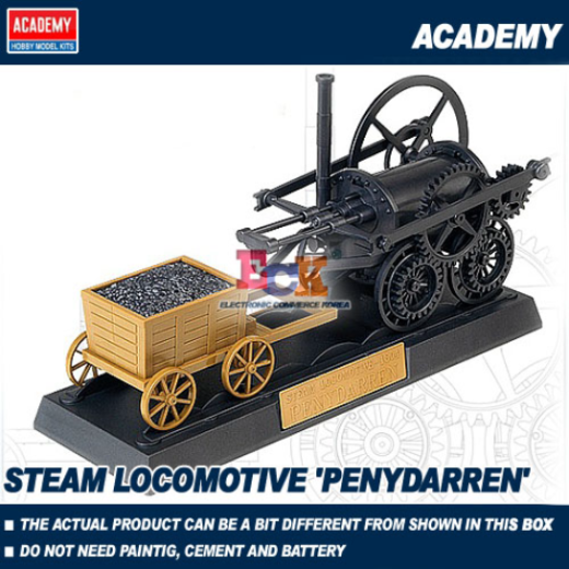 Academy Edukit Steam Locomotive Penydarren Plastic Model Kit