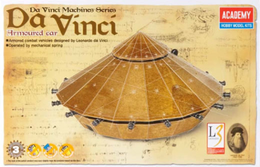 Academy Da vinci Armored Car Plastic Model Kit