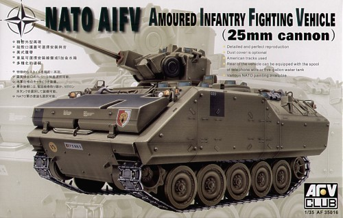 AFV Club 1/35 NATO YPR-765/AIFV (25mm Gun Turret) Plastic Model Kit