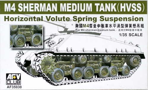 AFV Club 1/35 M4 Sherman HVSS Suspension Plastic Model Kit