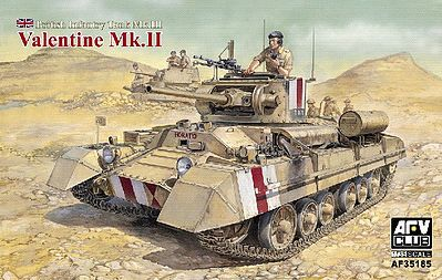AFV Club 1/35 British Infantry Tank Mk.III Valentine Mk.II Plastic Model Kit