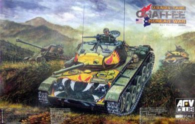 AFV Club 1/35 U.S. M24 Tank "Chaffee" (Korean War) Plastic Model Kit