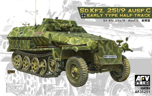 AFV Club 1/35 Sd.Kfz.251 25 Ausf.C Early Type Plastic Model Kit