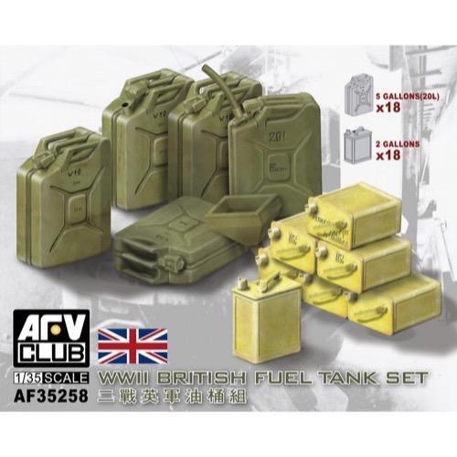 AFV Club 1/35 WWII British Fuel Tank Set Plastic Model Kit