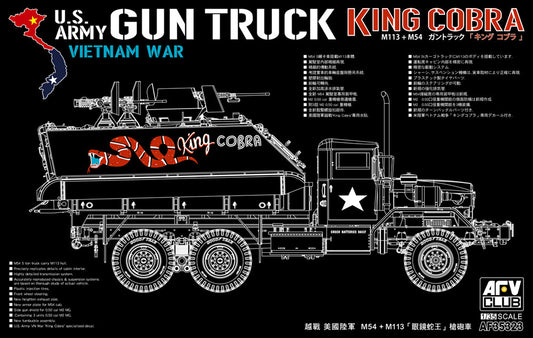 AFV Club 1/35 M113+M54A2 Gun Truck Plastic Model Kit