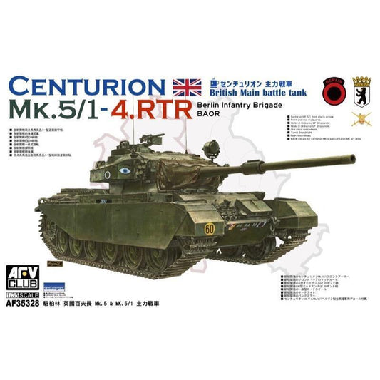 AFV Club 1/35 Centurion MK.5/1-4.RTR Plastic Model Kit