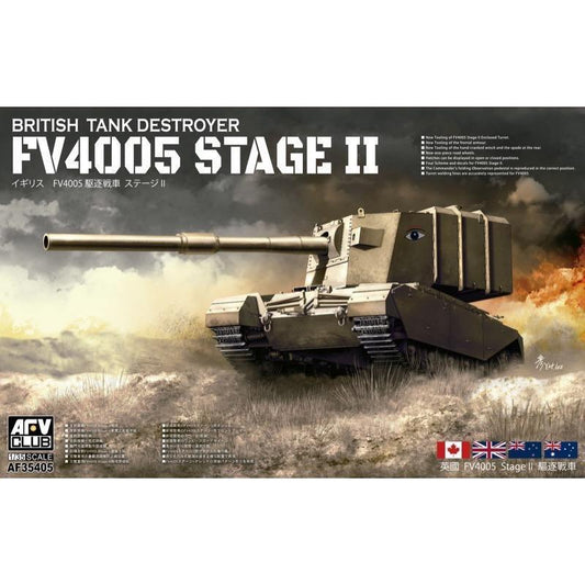 AFV Club 1/35 FV4005 Stage II 183mm Plastic Model Kit