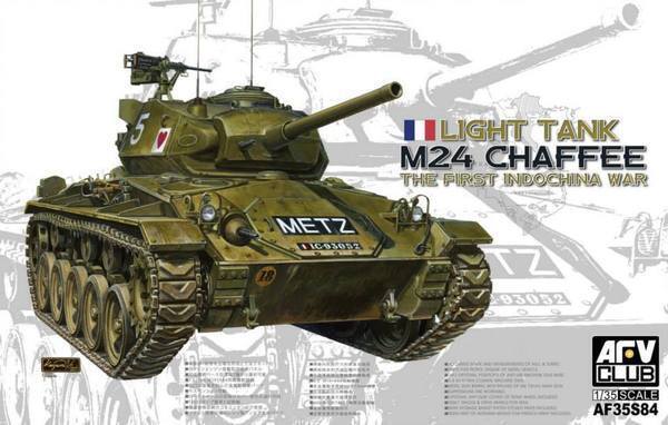 AFV Club 1/35 M24 Chaffee The First Indochina War - French Army Plastic Model Kit