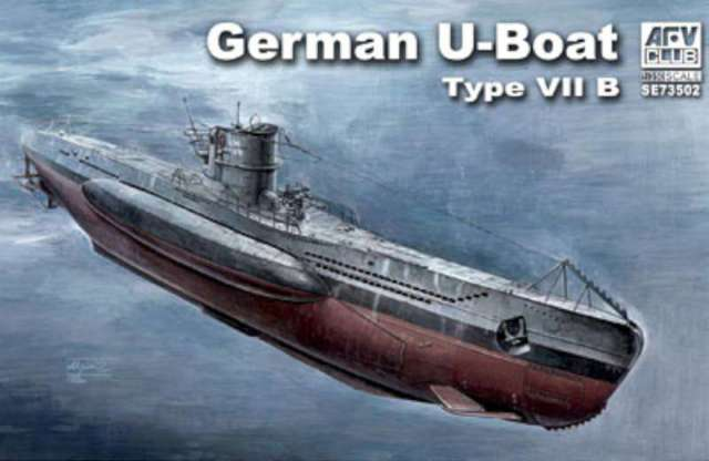 AFV Club 1/350 German U-Boat Type VII B Plastic Model Kit