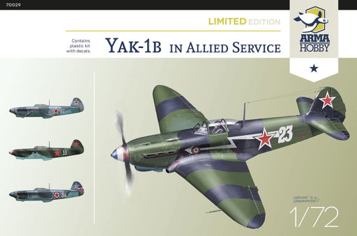 Arma Hobby 1:72 Yak-1b Allied Fighter Limited Edition Plastic Model Kit