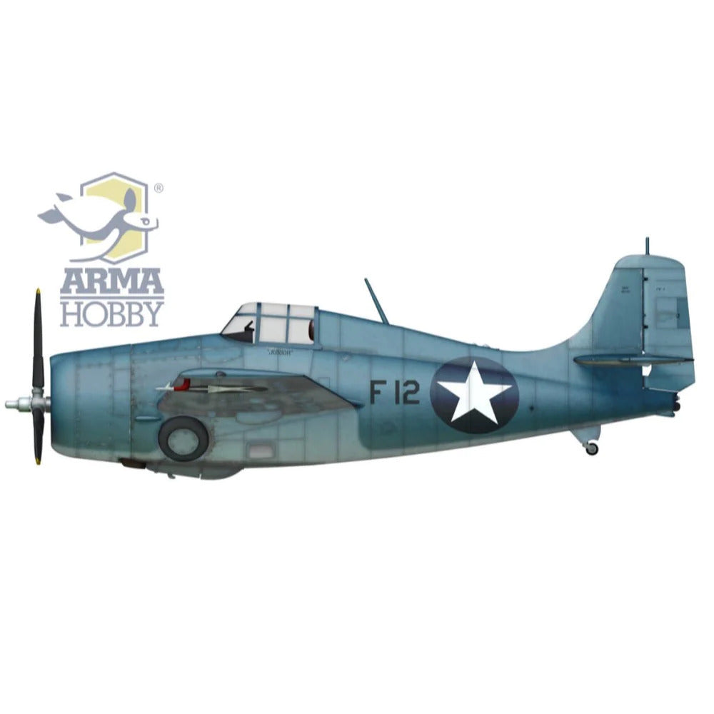 Arma Hobby 1:72 Cactus Air Force F4F-4 Wildcat® and P-400/P-39D Airacobra over Guadalcanal Plastic Model Kit