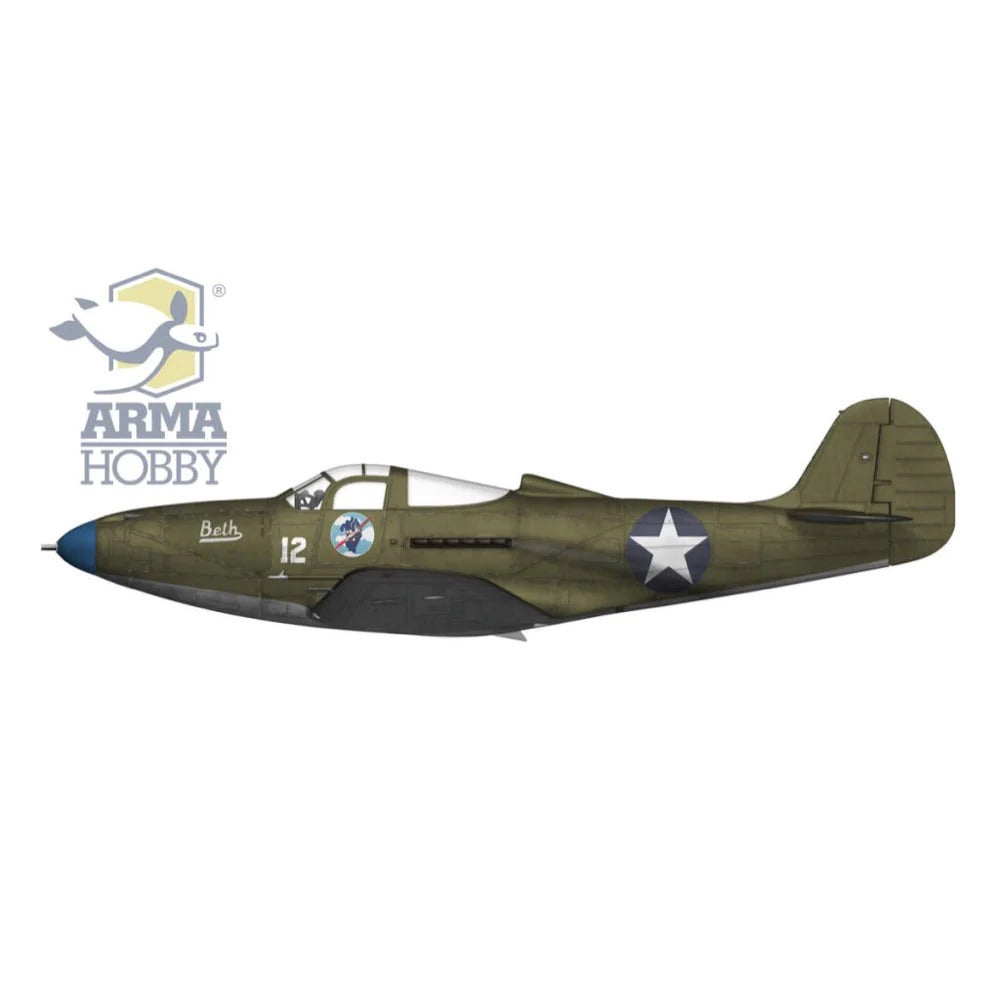 Arma Hobby 1:72 Cactus Air Force F4F-4 Wildcat® and P-400/P-39D Airacobra over Guadalcanal Plastic Model Kit