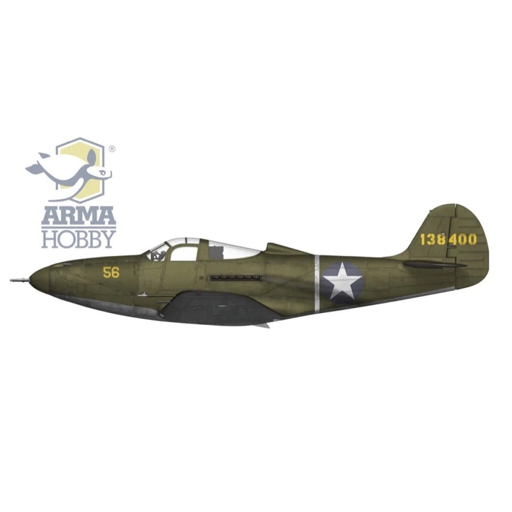 Arma Hobby 1:72 Cactus Air Force F4F-4 Wildcat® and P-400/P-39D Airacobra over Guadalcanal Plastic Model Kit