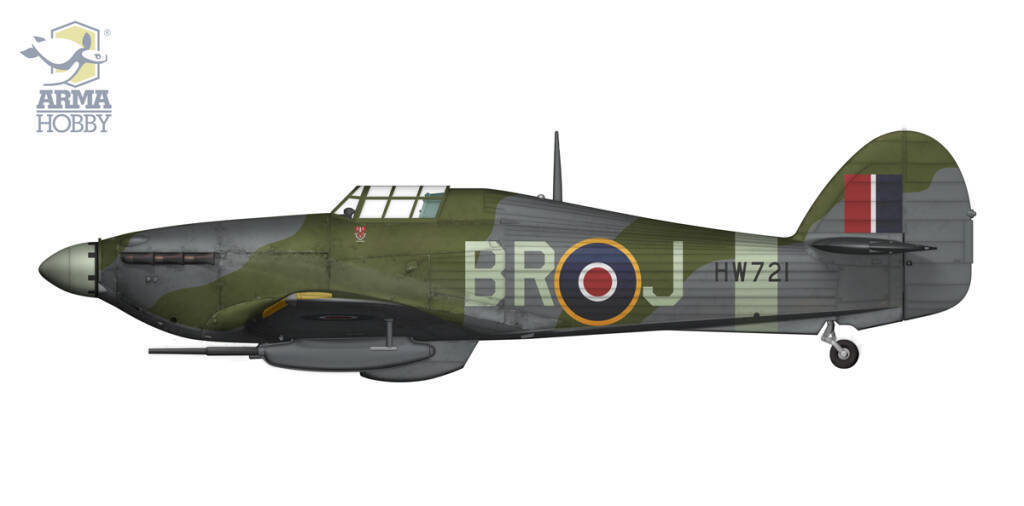 Arma Hobby 1:72 Hurricane Mk II D Plastic Model Kit