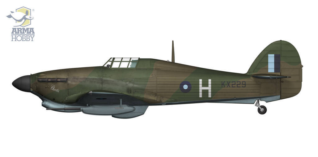 Arma Hobby 1:72 Hurricane Mk II D Plastic Model Kit