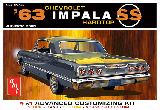 AMT 1/25 1963 Chevy Impala SS Plastic Model Kit