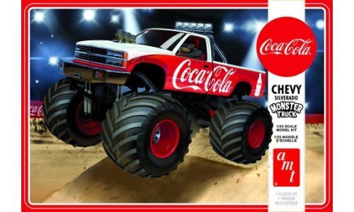 AMT 1/25 1988 Chevy Silverado Monster Truck (Coca-Cola)  Plastic Model Kit