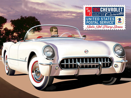 AMT 1/25 1953 Chevy Corvette (USPS Stamp Series) Plastic Model Kit